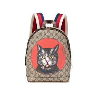 GUCCI Brown Leather Backpack